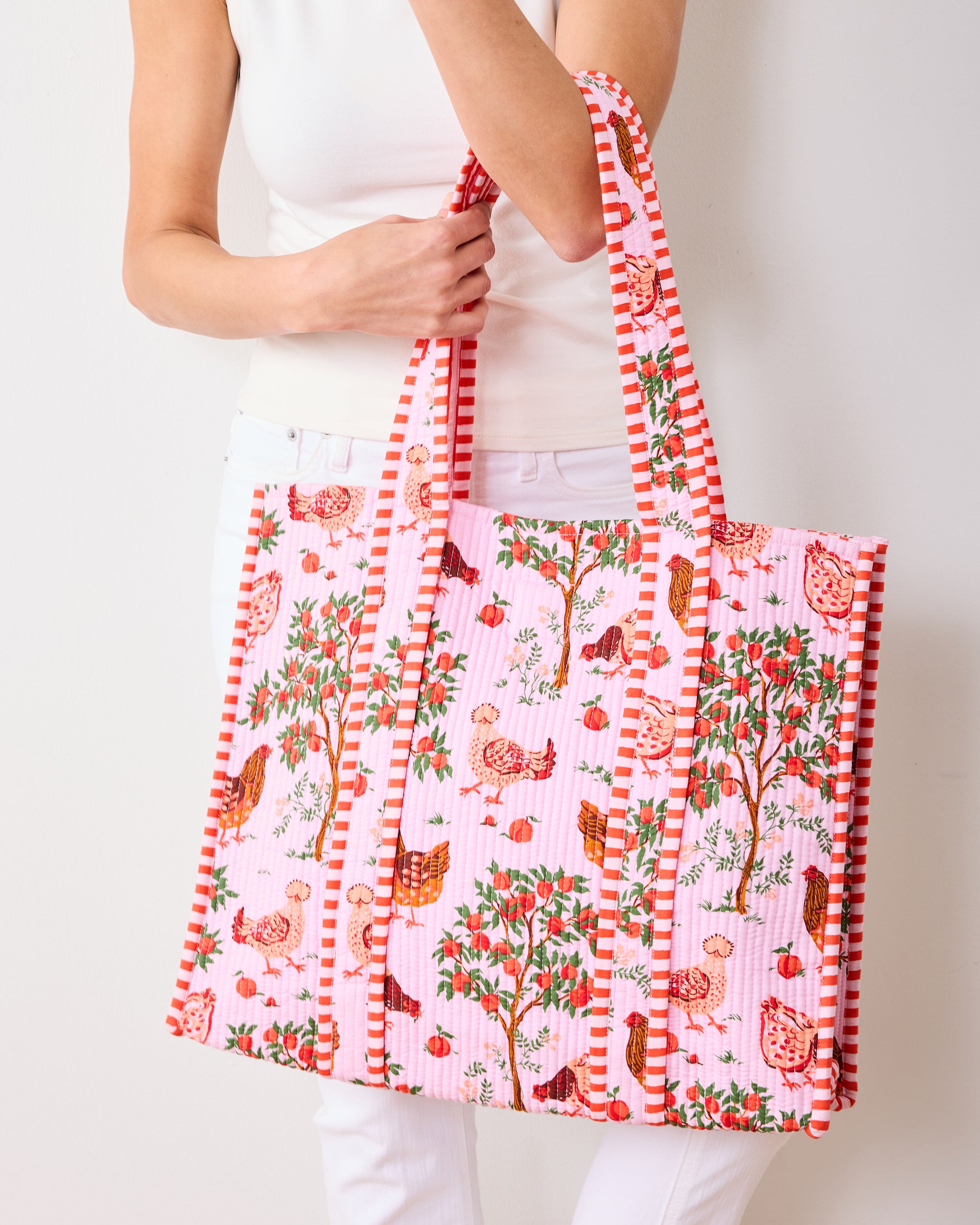 Hen House - The Traveler Tote - Ballet Pink