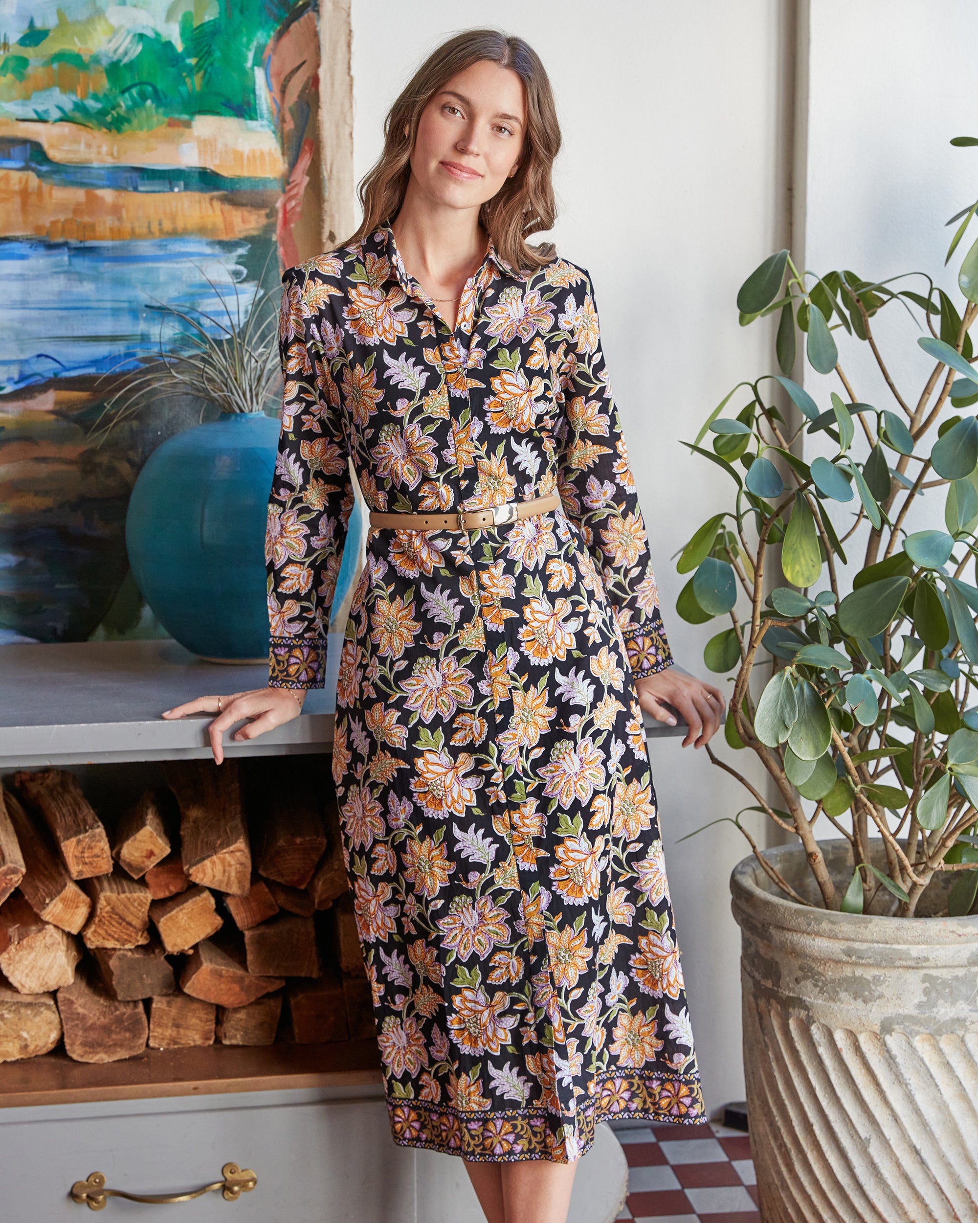 Gardenscape - Monaco Dress - Jet Black