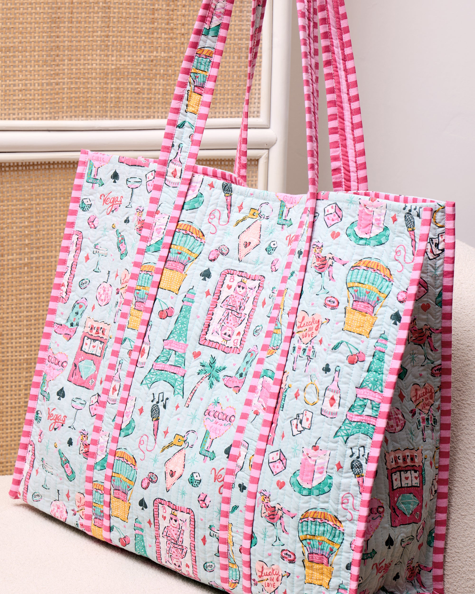 Viva Las Vegas - The Traveler Tote - Mint