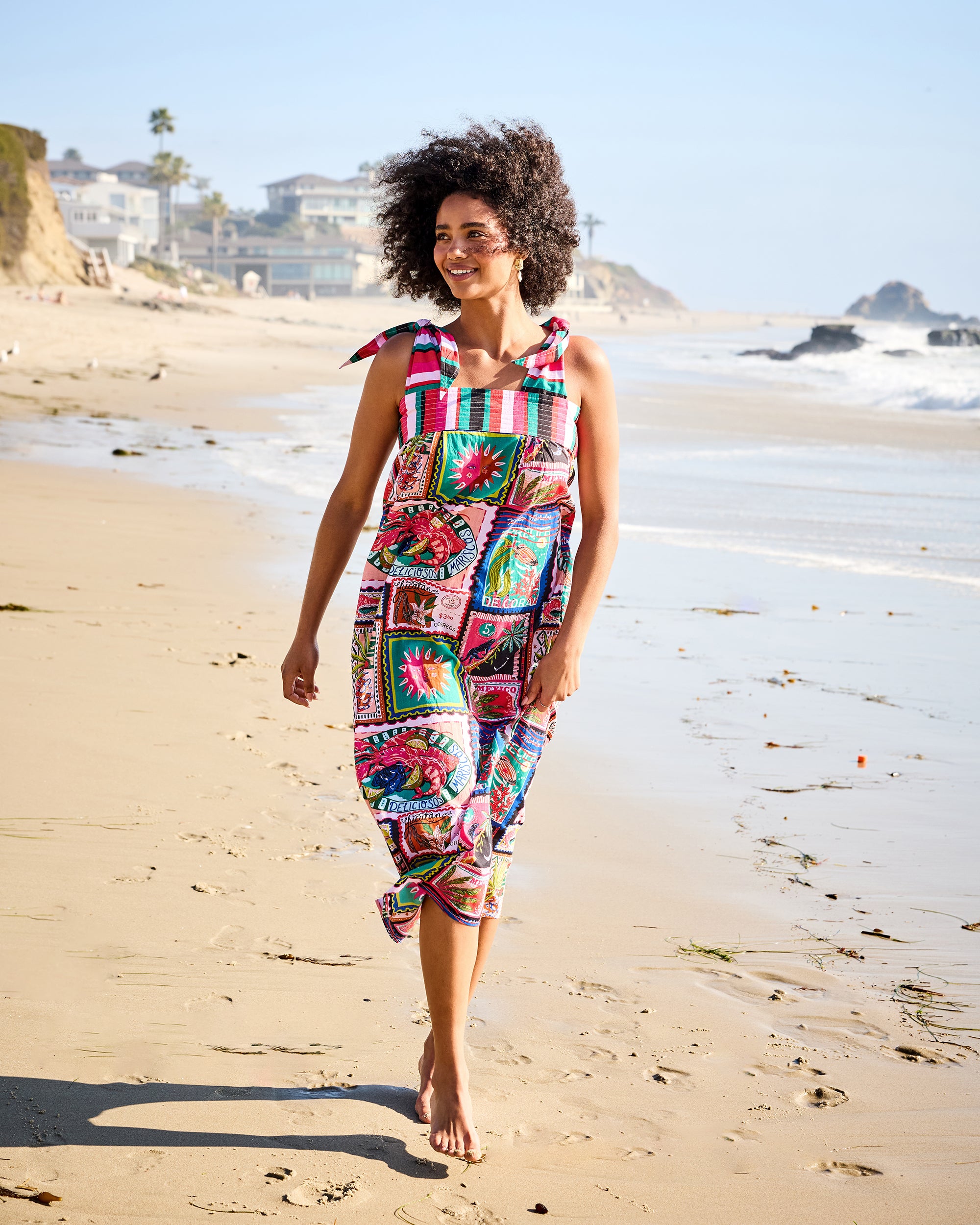 Colorful Coast - Sugar Sand Dress - Vibrant Ink