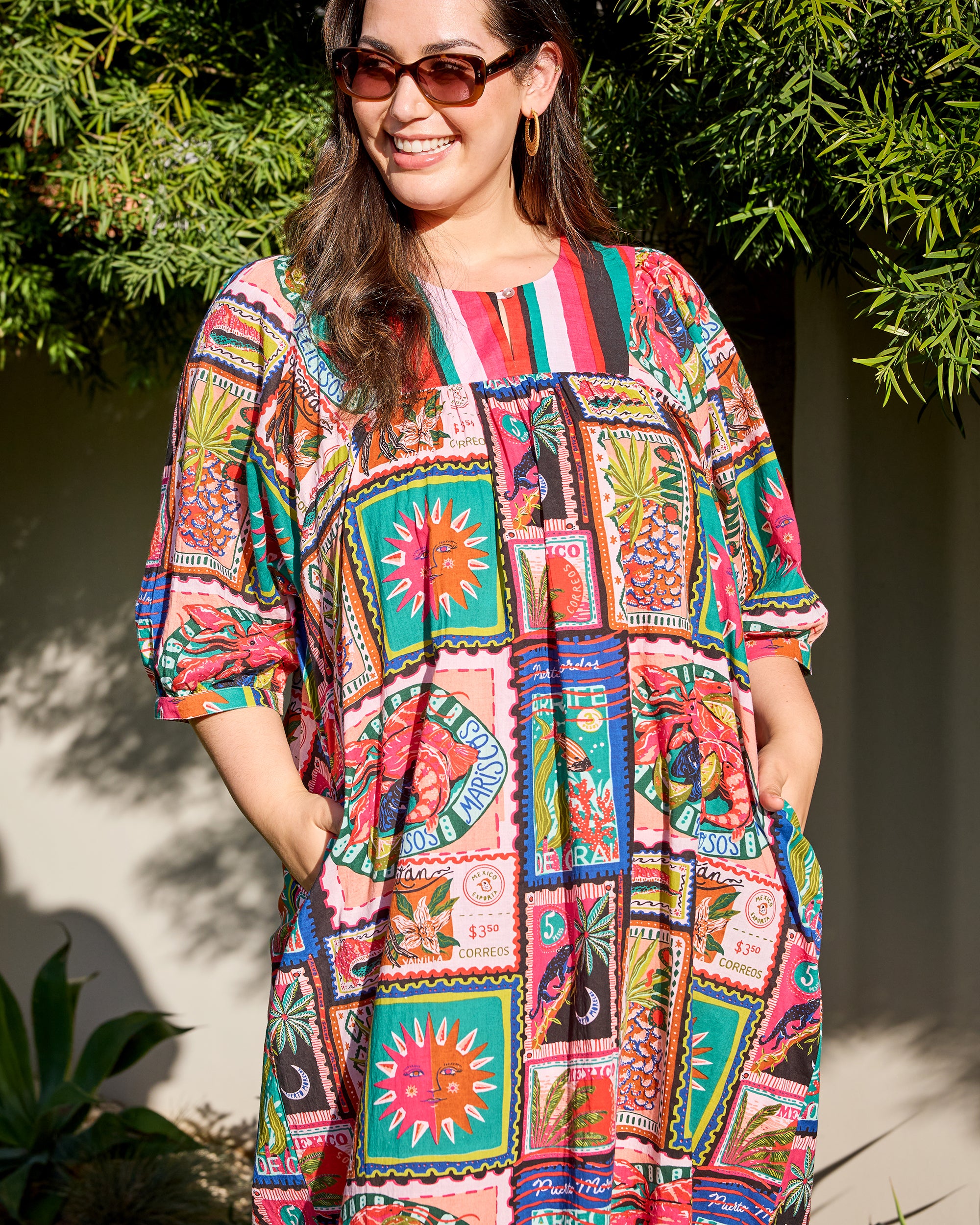 Colorful Coast - Vista Dress - Vibrant Ink