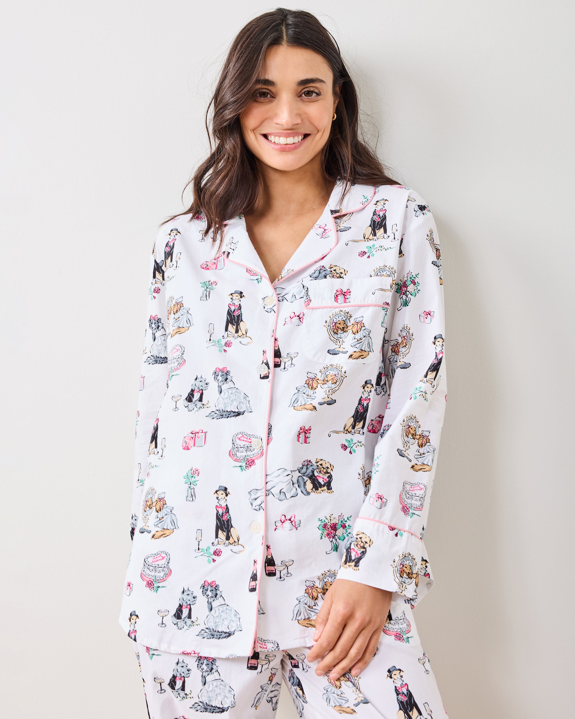 Fur Ever Yours - Long PJ Set - Cloud