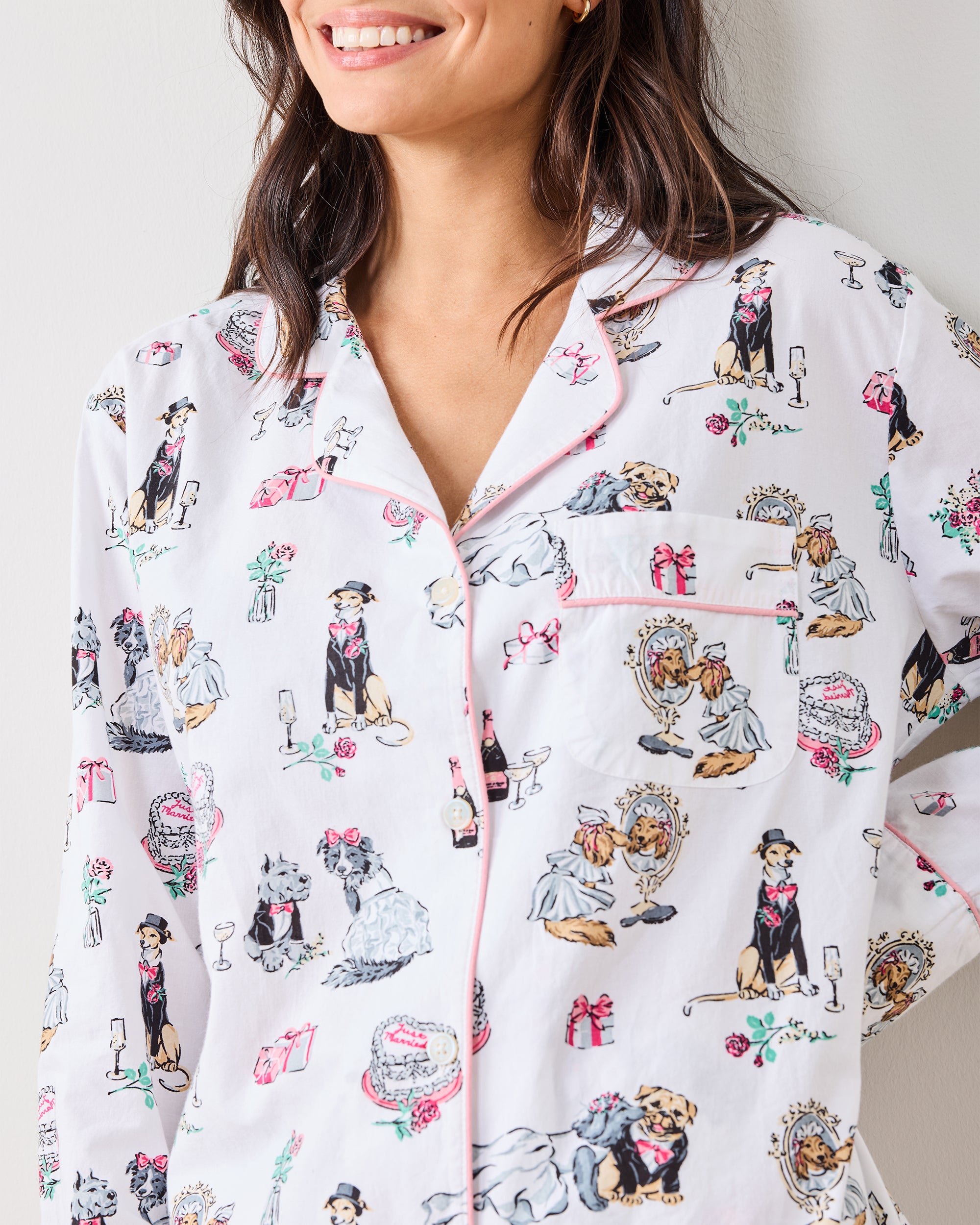 Fur Ever Yours - Long PJ Set - Cloud