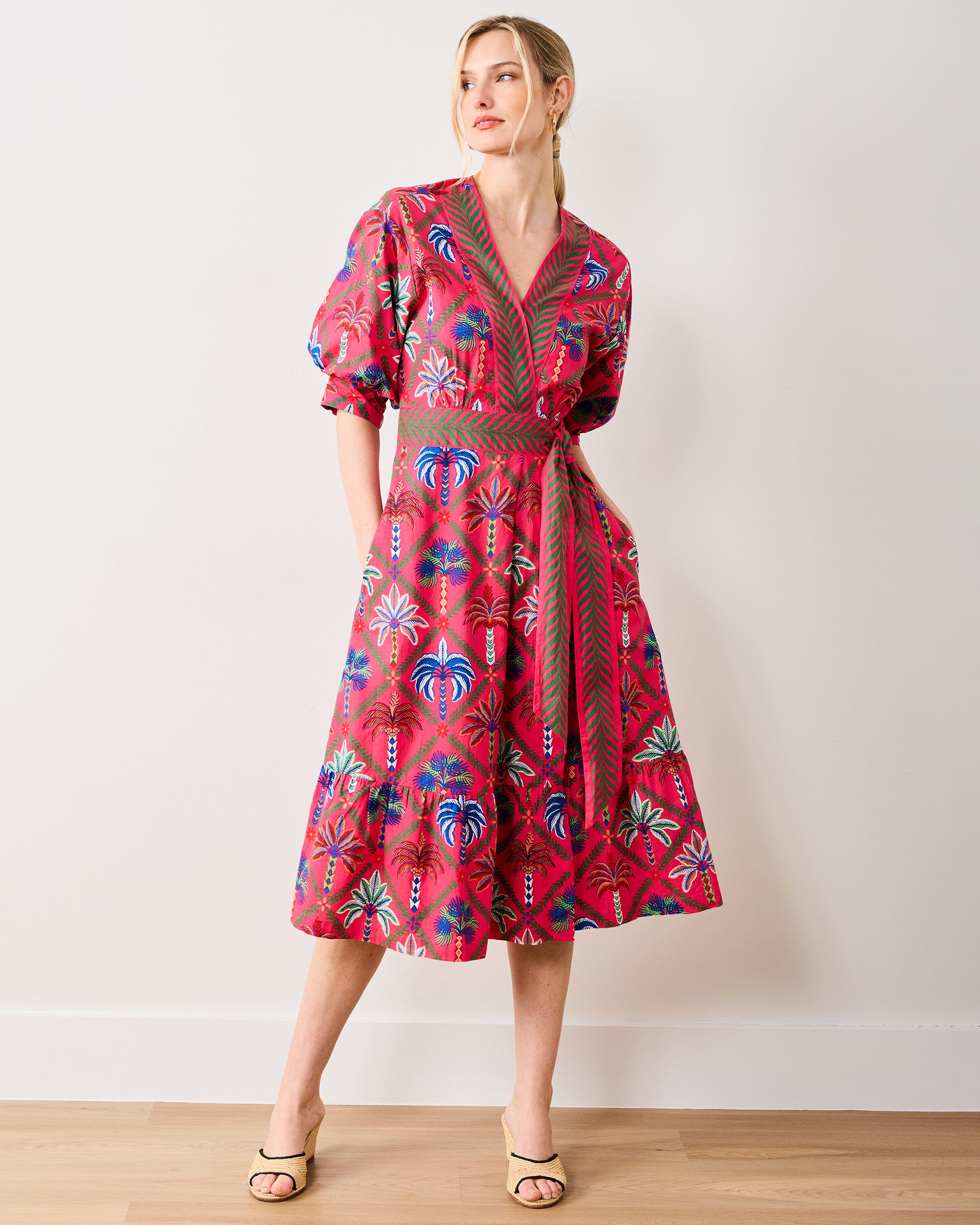 Palm Tree Paradise - Gabriela Dress - Cocktail Umbrella