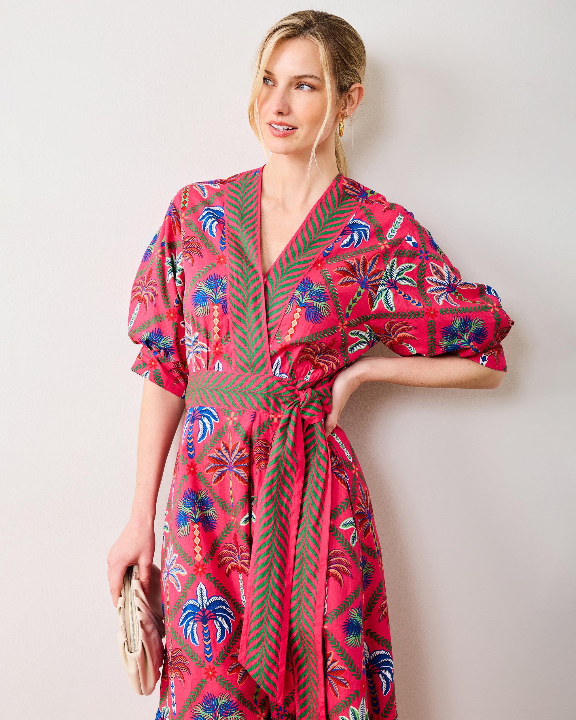 Palm Tree Paradise - Gabriela Dress - Cocktail Umbrella