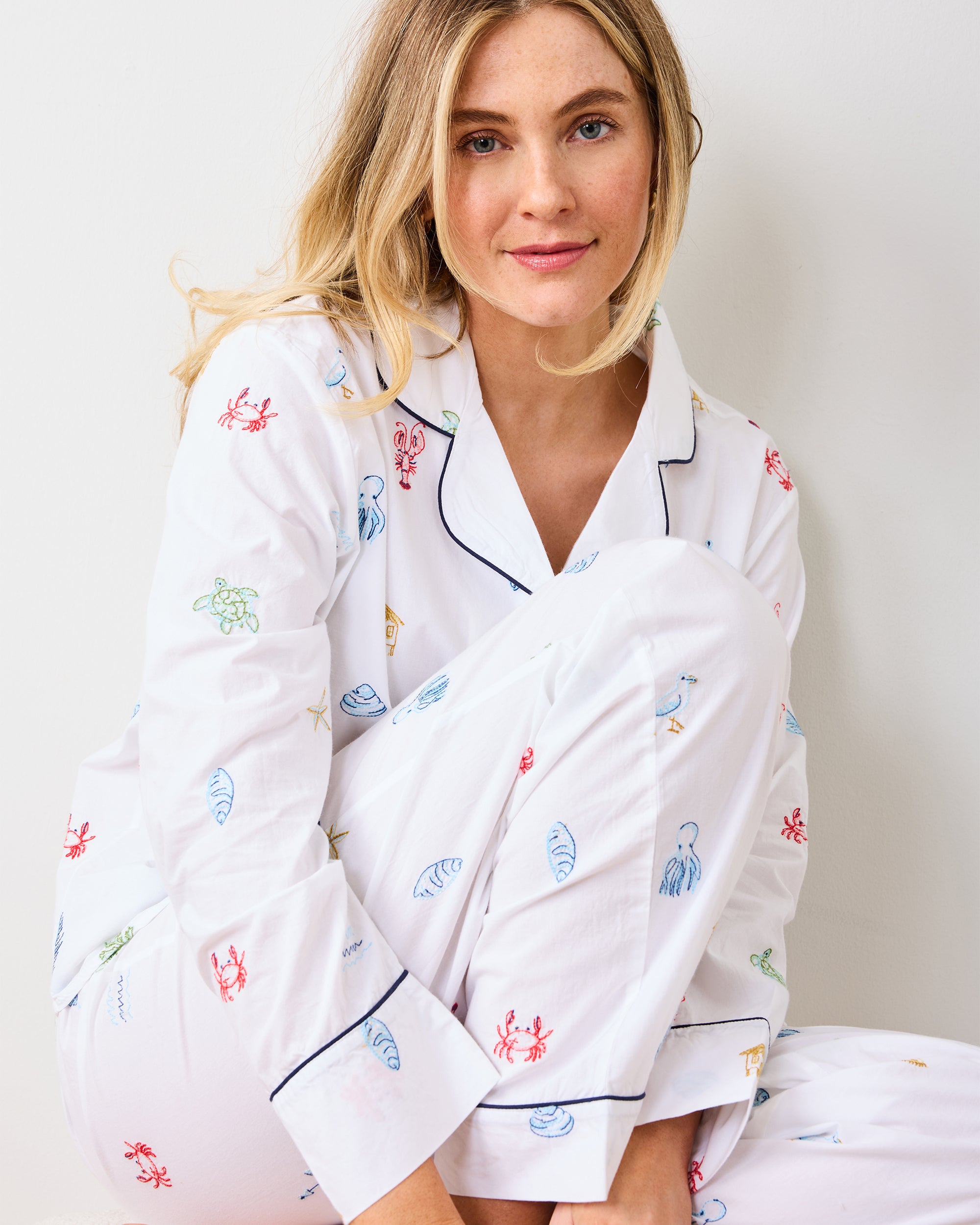 Summer Essentials - Long PJ Set - Cloud