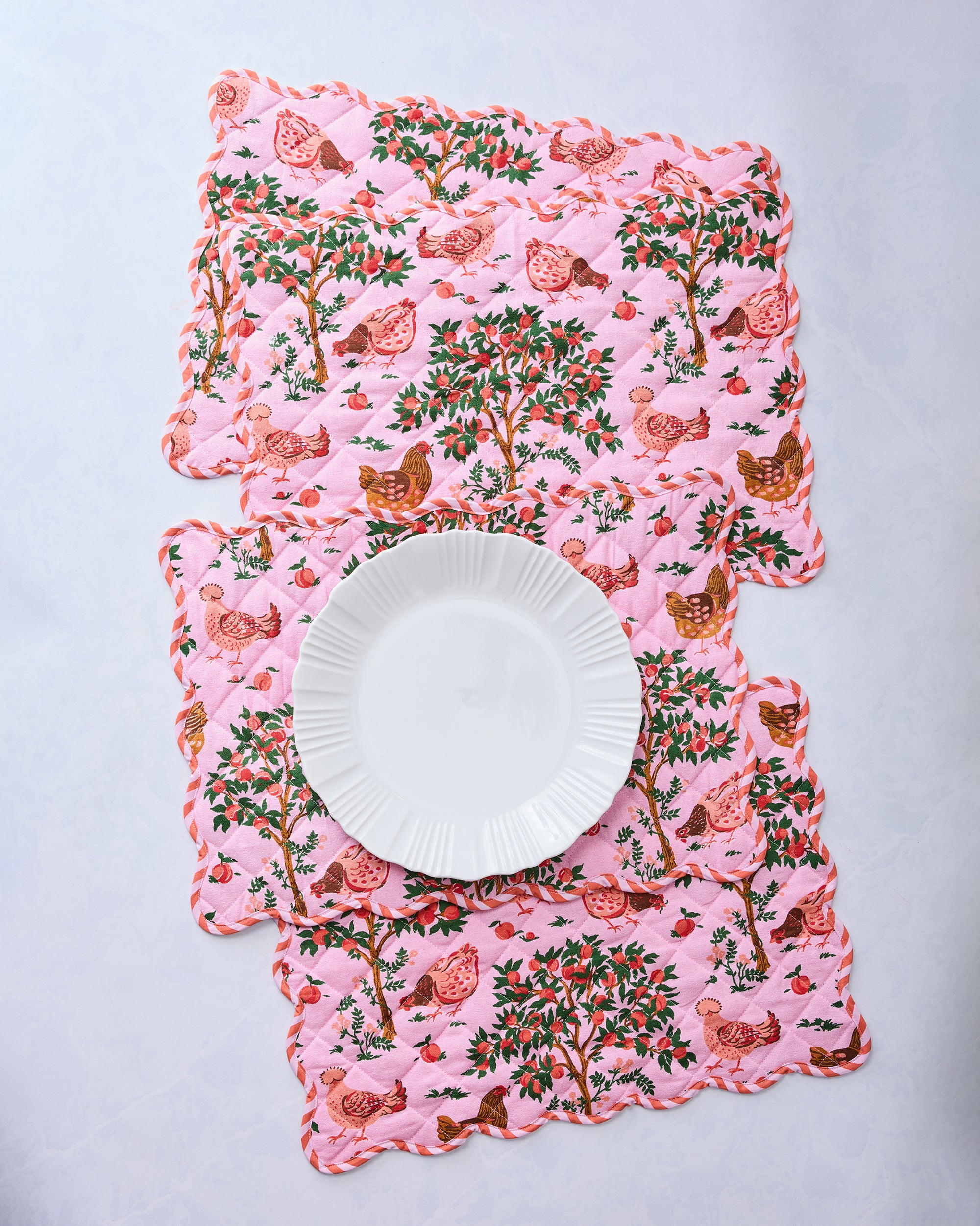 Hen House - Placemats Set Of 4 - Ballet Pink