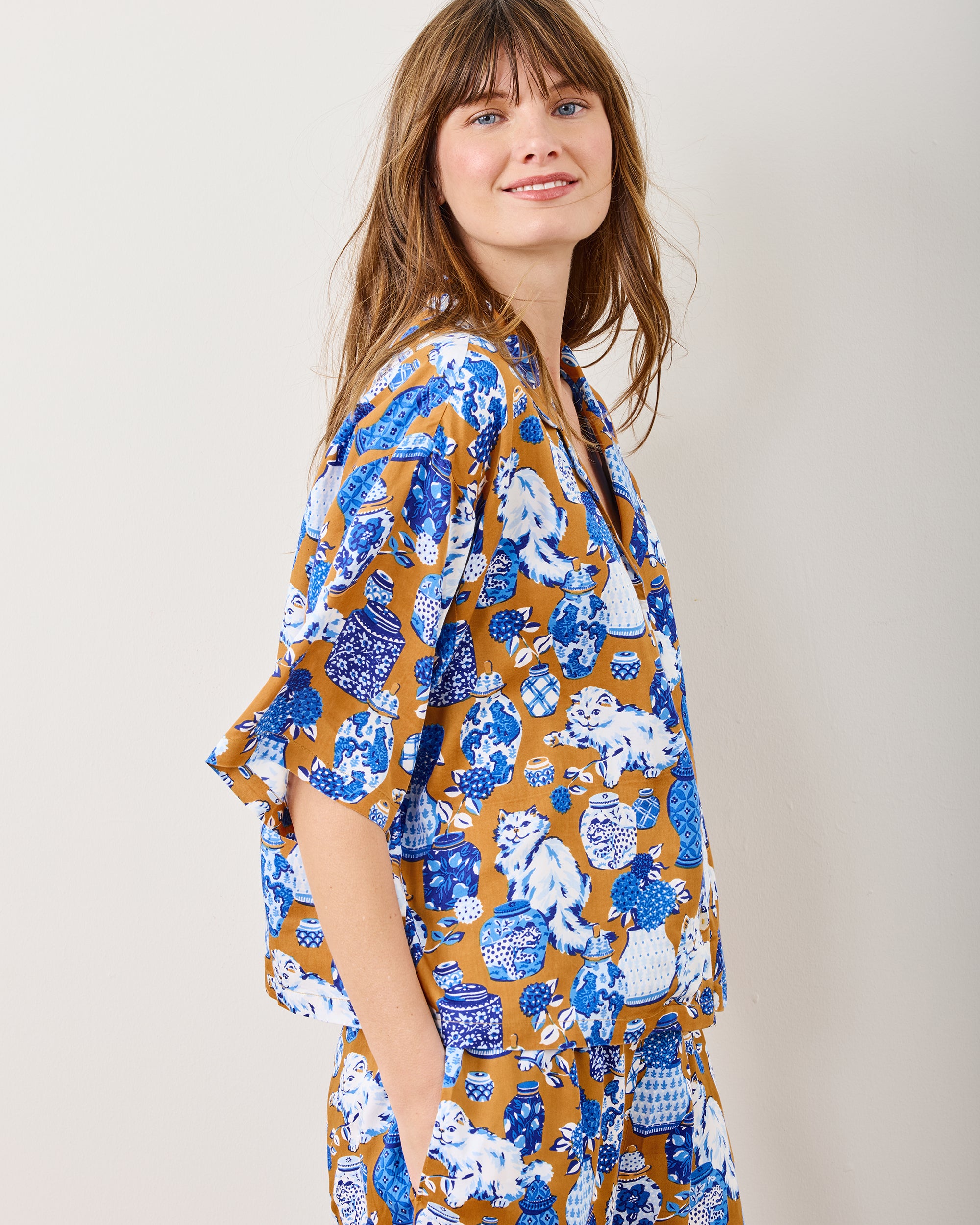 Fancy Cat - Eco Satin Wildest Dreams Set - Tobacco