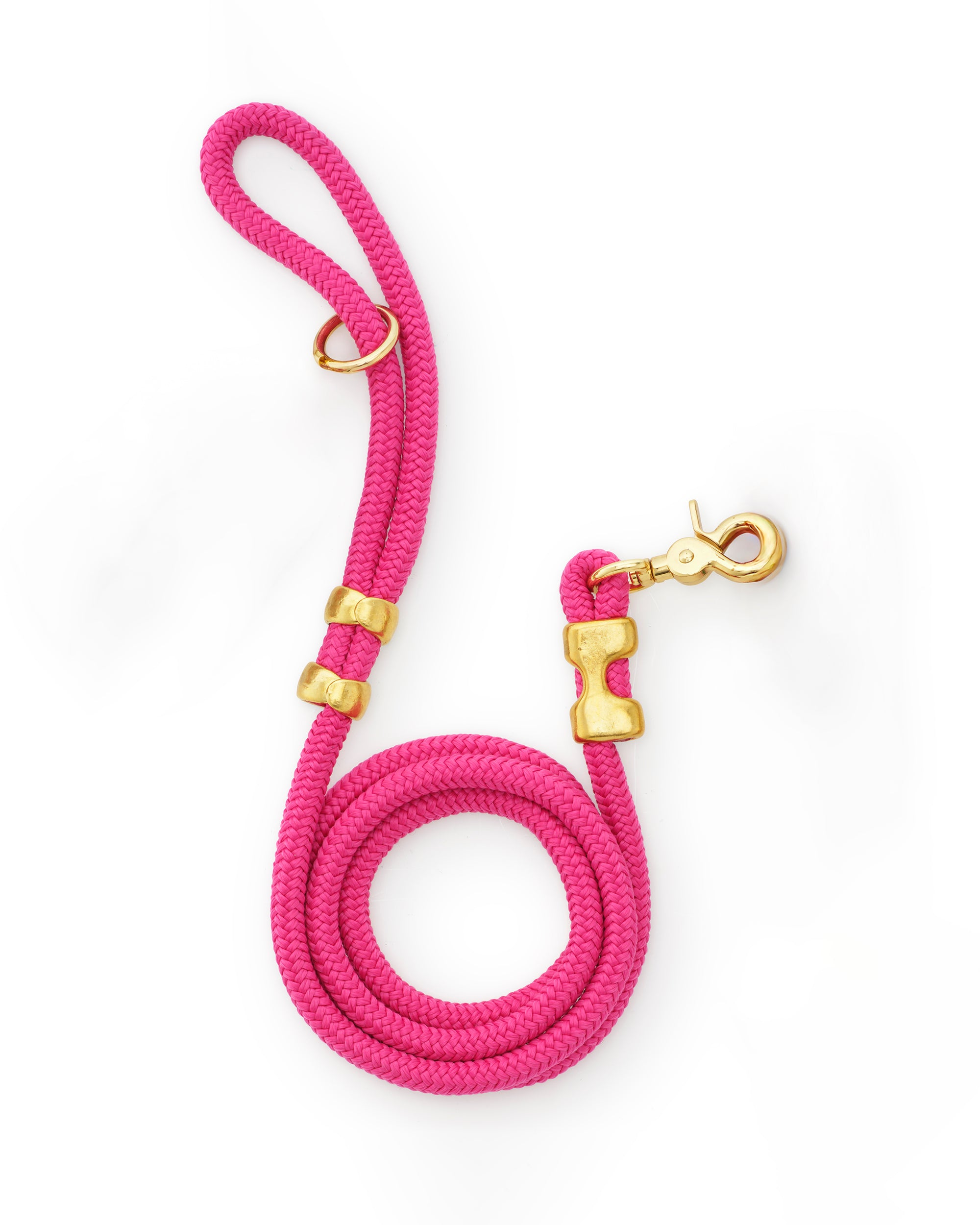 PF x The Foggy Dog - Marine Rope Dog Leash - Hot Pink