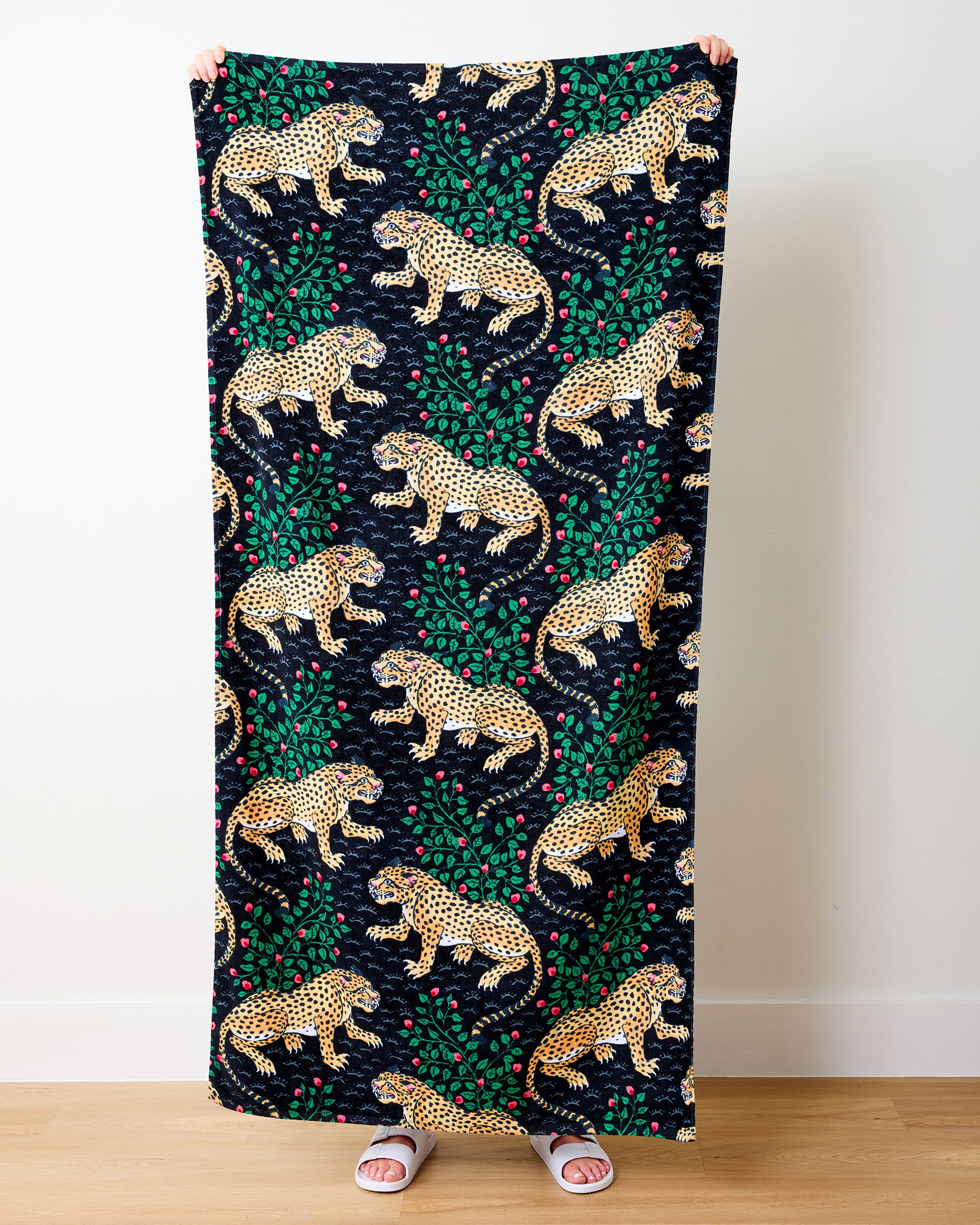 Bagheera - Beach Towel - Ink