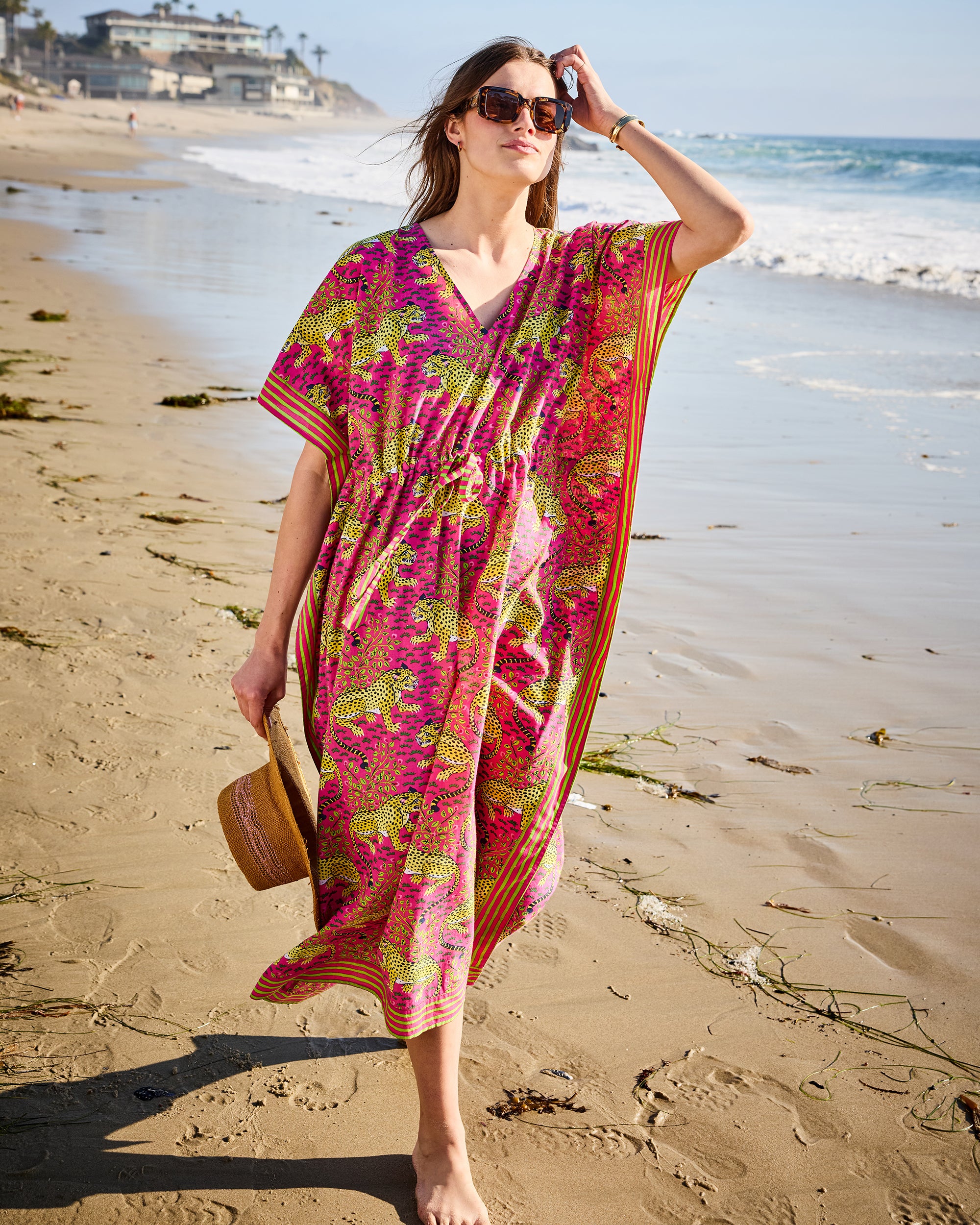 Bagheera - Let's Cruise Caftan - Hot Pink