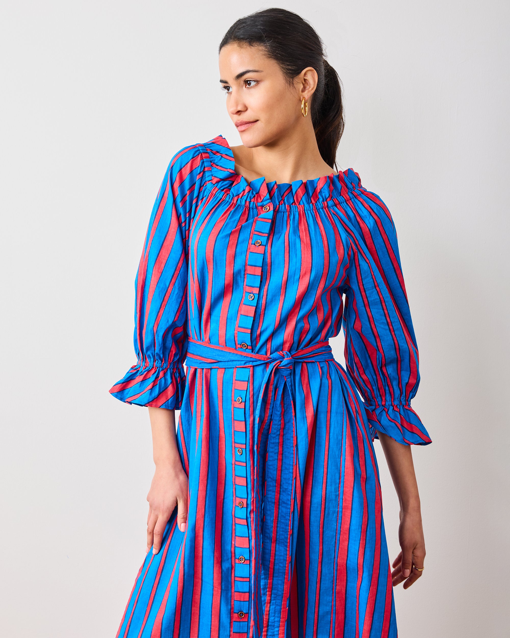 PF + Pencil & Paper Co. Nautical Stripes - Angelica Dress - Maritime Blue