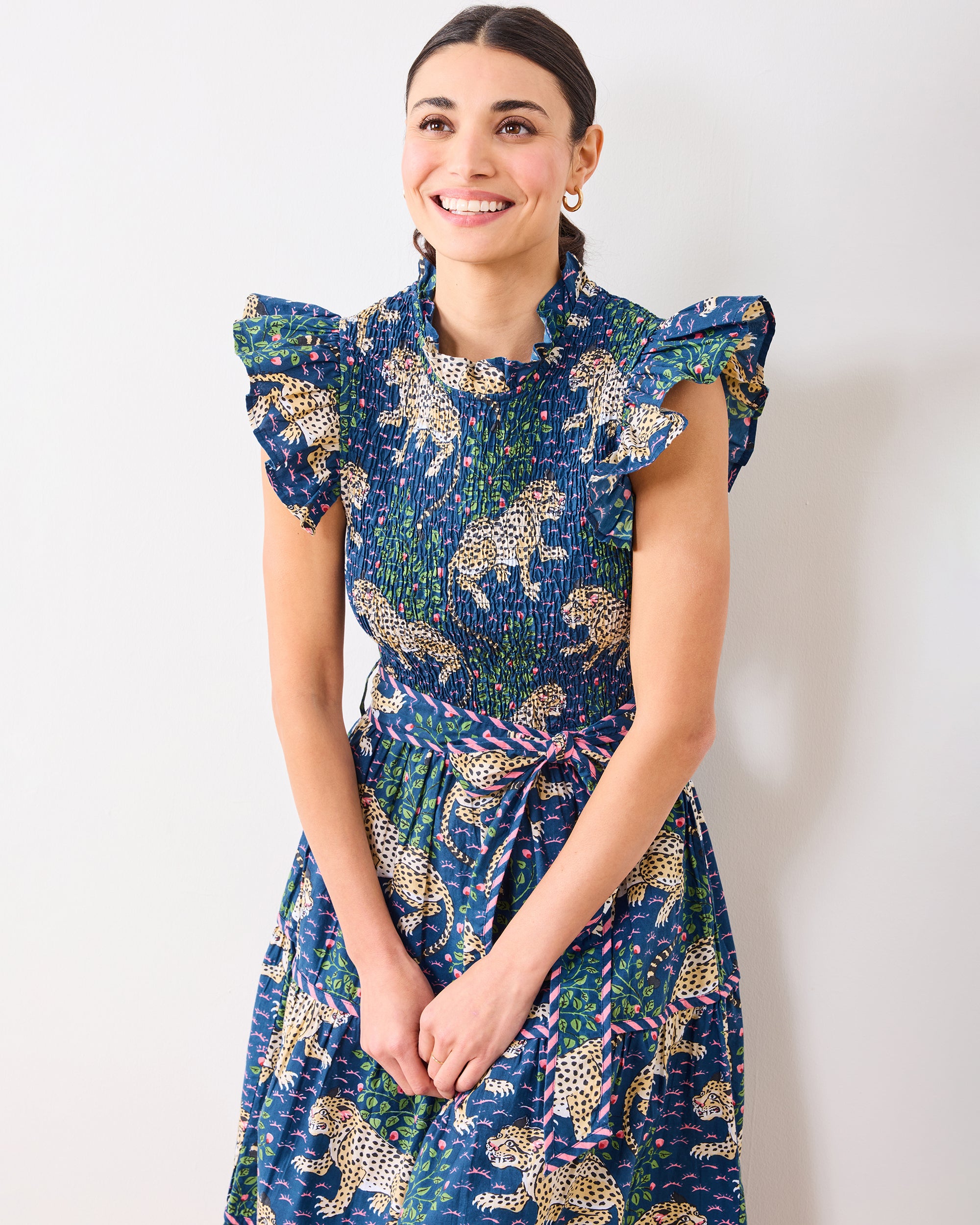 Bagheera - Let's Ruffle Dress - Navy